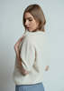Allude Short Sleeve Cashmere Sweater - Alabaster - Thumbnail 1