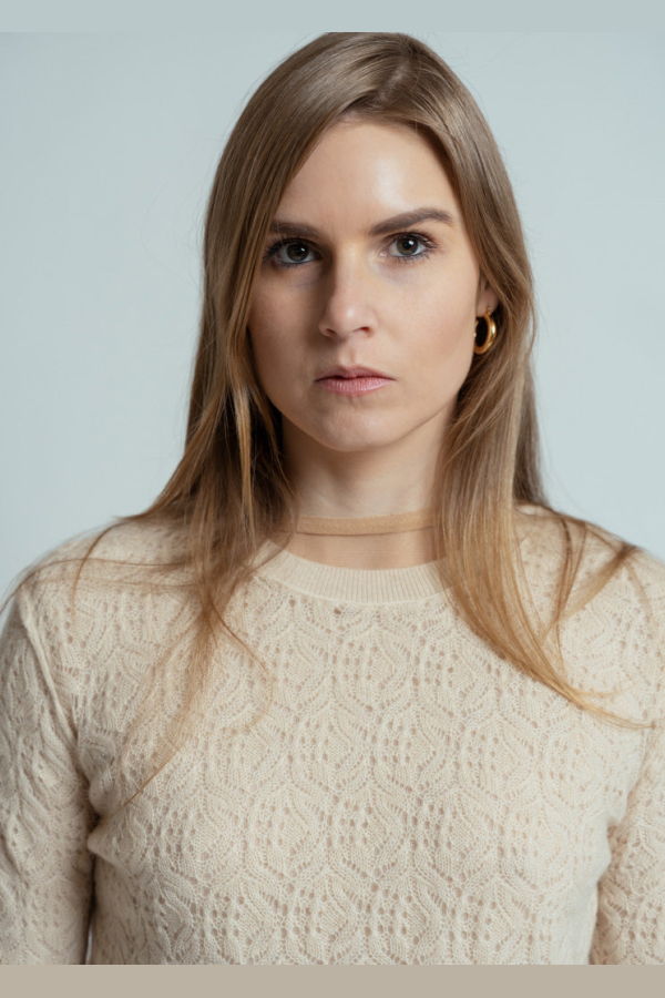 Brazeau Tricot Lace Pullover Sweater - Blonde