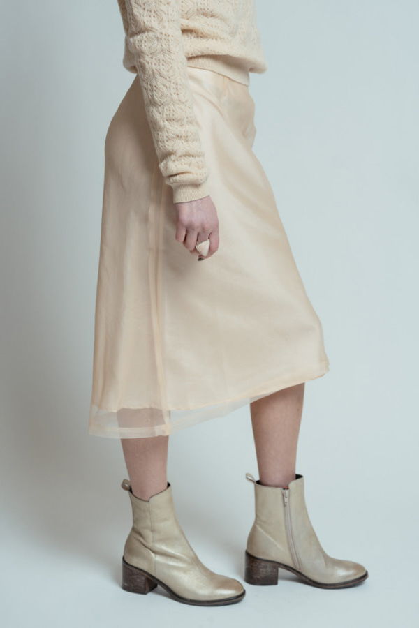 Brazeau Tricot Organza Lady Skirt - Blonde