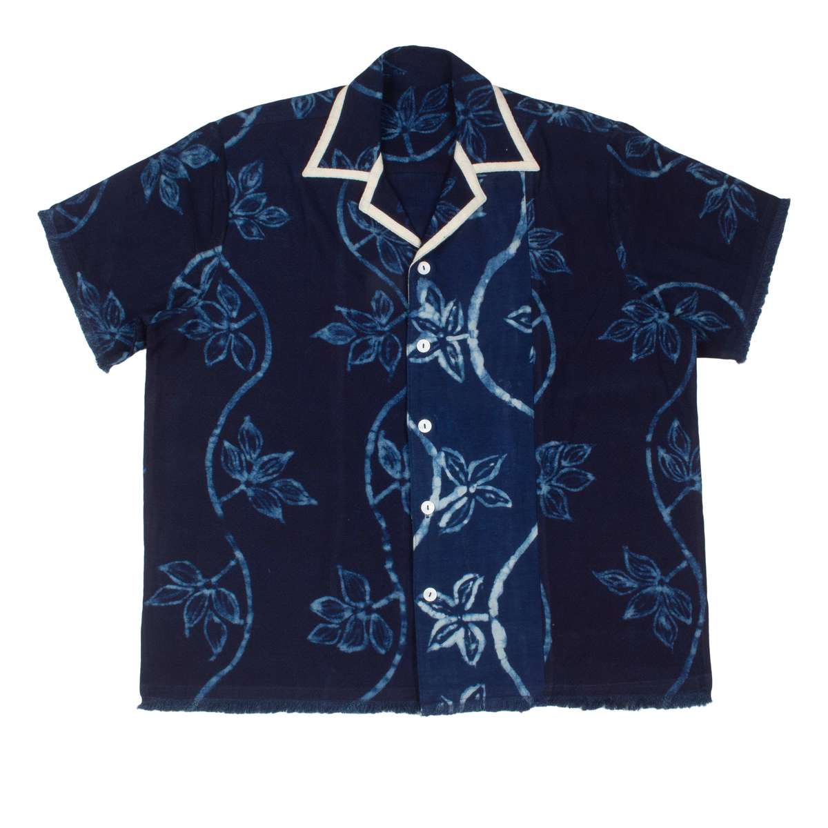 Post-Imperial x THIS IS US Ajasa Camp Shirt - Galactic Stem Print - Image 1 of 2