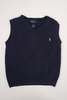 KIDS Hermine Vintage Ocean Polo Ralph Lauren Sweater Vest - Navy - Thumbnail 2