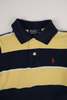 KIDS Hermine Vintage Toddlers Banana Polo Ralph Lauren Striped Polo Shirt - Yellow - Thumbnail 2