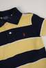 KIDS Hermine Vintage Toddlers Banana Polo Ralph Lauren Striped Polo Shirt - Yellow - Thumbnail 3