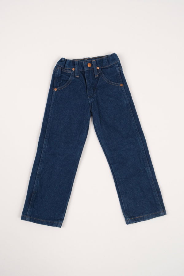 KIDS Hermine Vintage Toddlers Dark Wash Wrangler Stretch Waist Denim Jeans