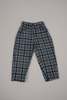 Hermine Vintage Toddlers Plaid Cotton Carpenter Pants - Thumbnail 1