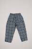 Hermine Vintage Toddlers Plaid Cotton Carpenter Pants - Thumbnail 3