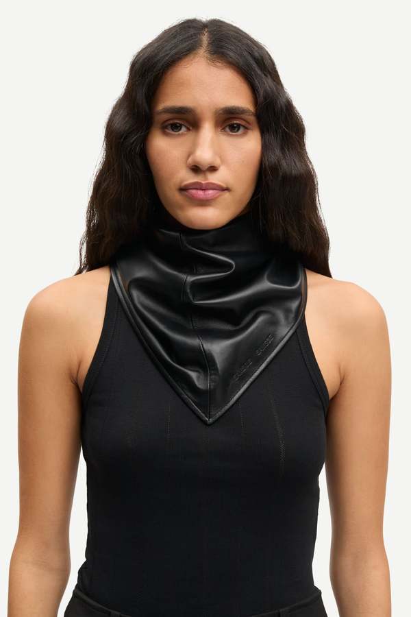 Fort Sadolly Leather Triangle Scarf