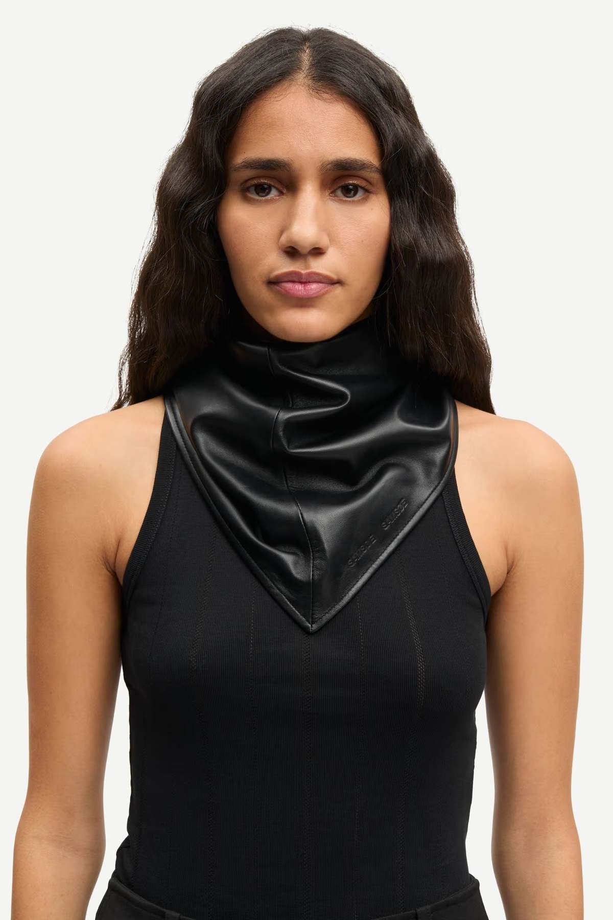 Fort Sadolly Leather Triangle Scarf - Image 1 of 3