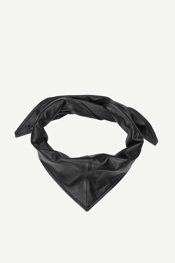 Fort Sadolly Leather Triangle Scarf