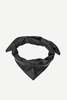 Fort Sadolly Leather Triangle Scarf - Thumbnail 3