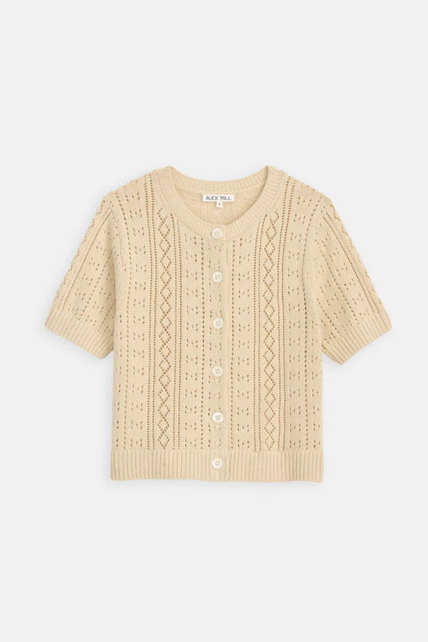 Alex Mill Elle Pointelle Cardigan