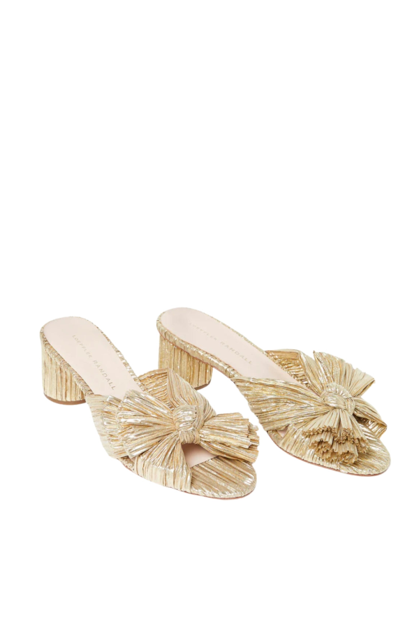 Loeffler Randall Emilia Pleated Knot Mules