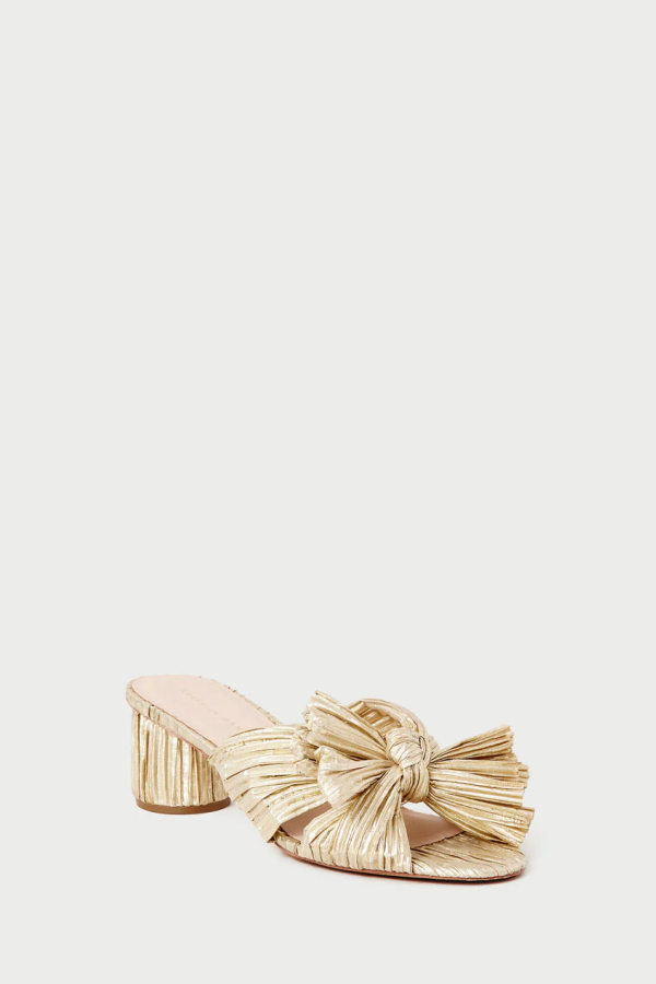 Loeffler Randall Emilia Pleated Knot Mules