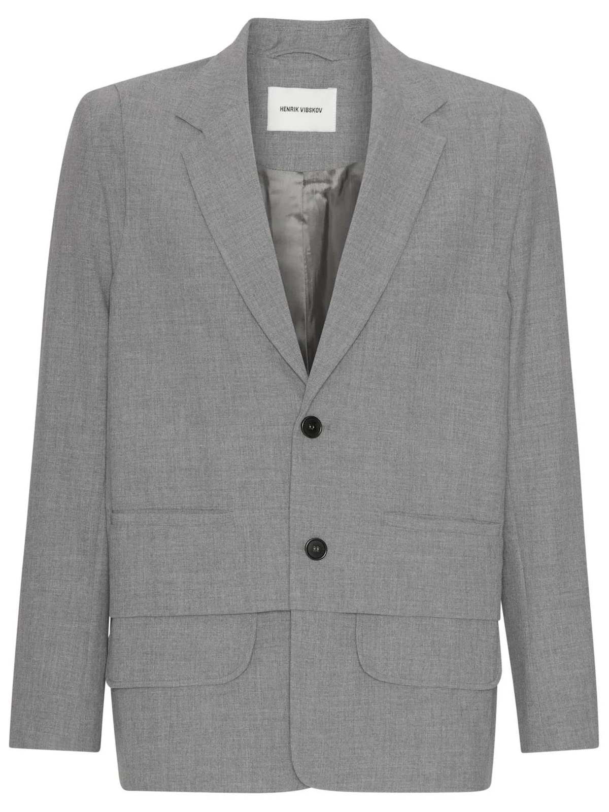 Henrik Vibskov Ants Blazer - Gray - Image 1 of 4