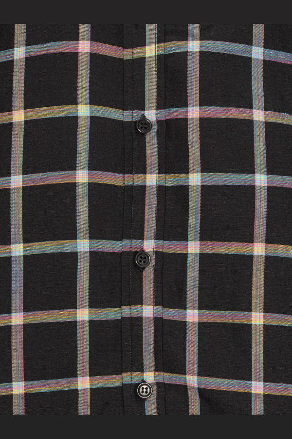 Henrik Vibskov Block Shirt - Black Checks