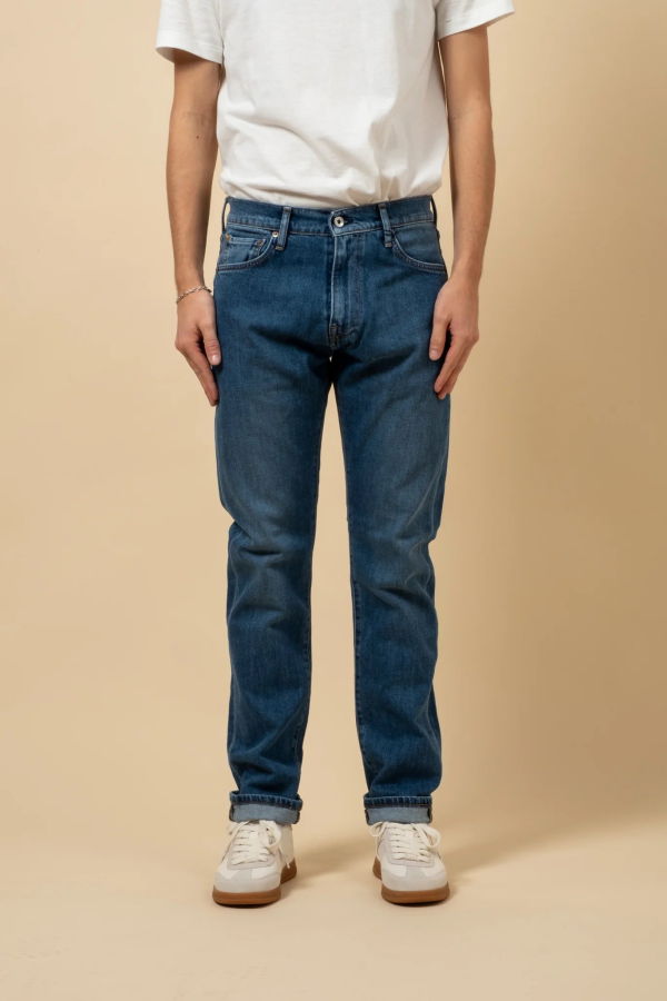 C.O.F. Studio M8 Straight Comfort Jeans - Indigo Washed