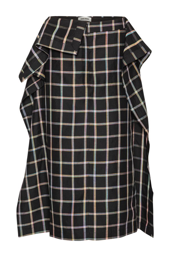 Henrik Vibskov Ocu Skirt - Black Checks
