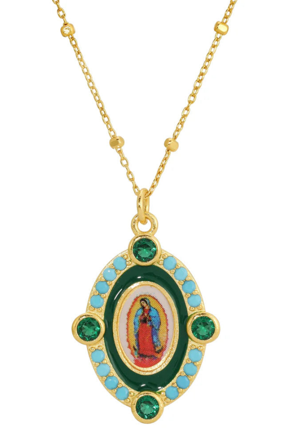 Joy Dravecky Our Lady Guadalupe Necklace