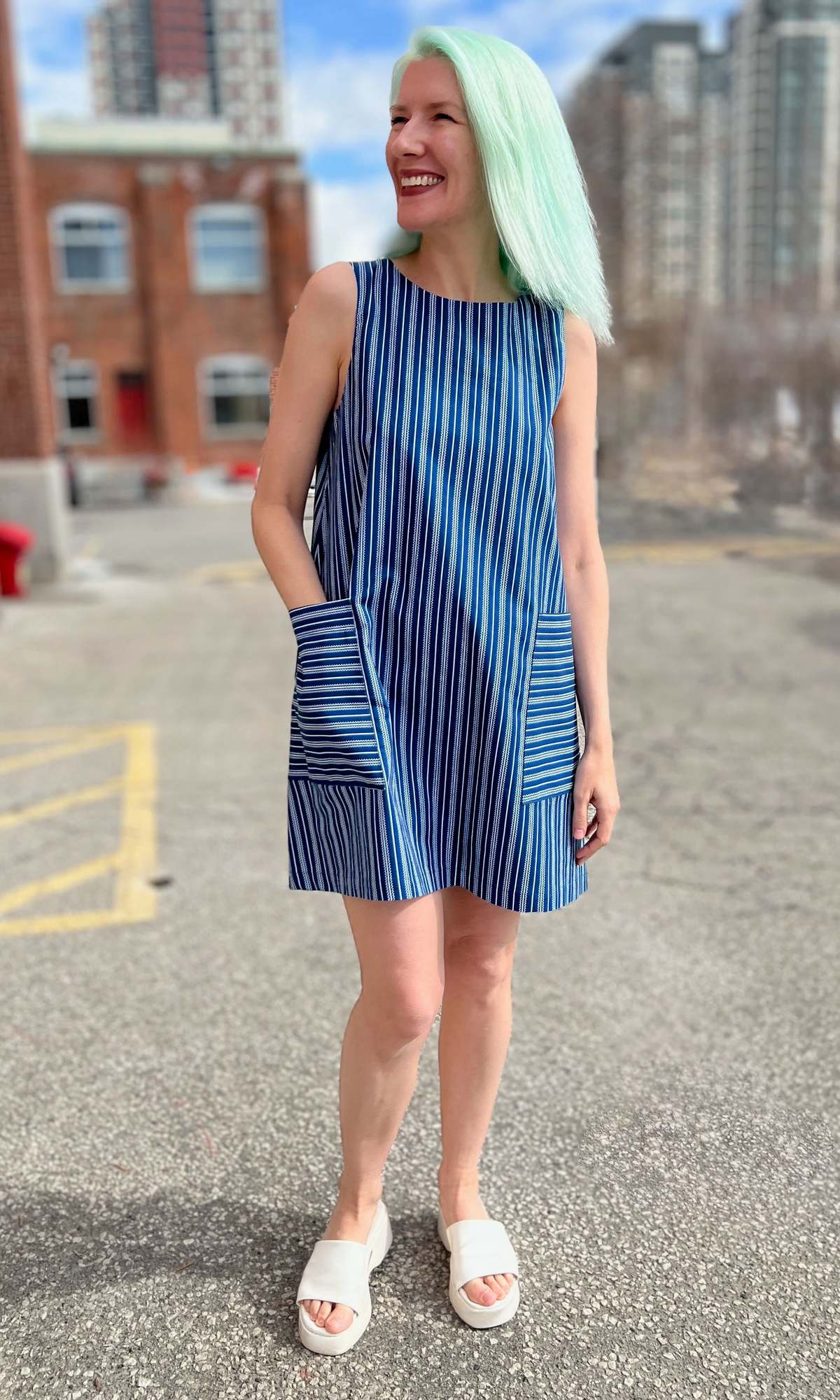 Birds of North America Redpoll Dress - Image 4 of 12