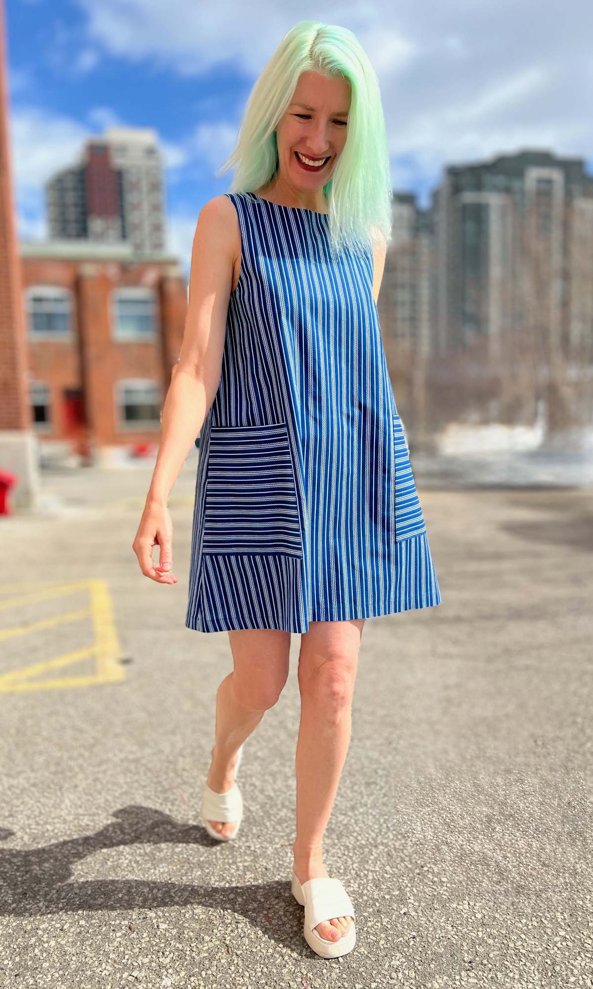 Birds of North America Redpoll Dress - Image 7 of 12