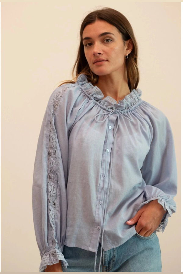 Mille Annette Top - Sky