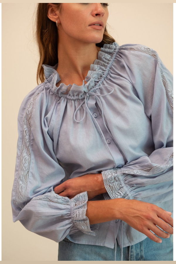 Mille Annette Top - Sky