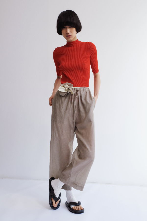 Rus Fue Pants - Gingham Toffee