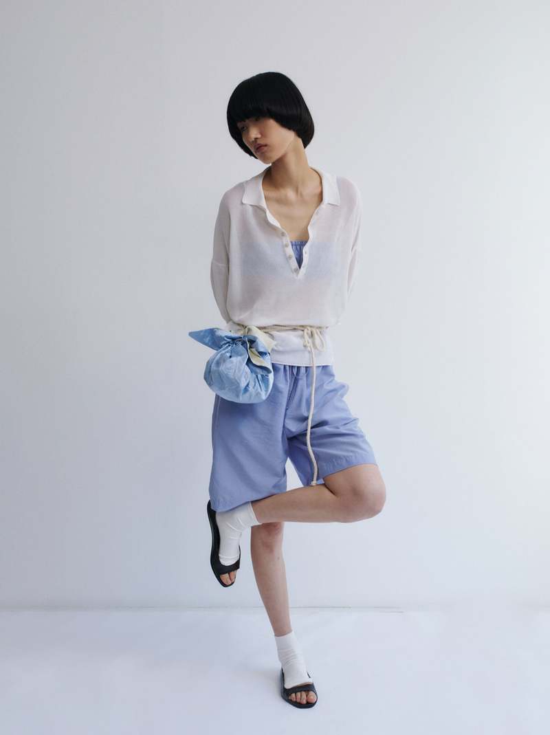 Rus Jushi Polo Top - White