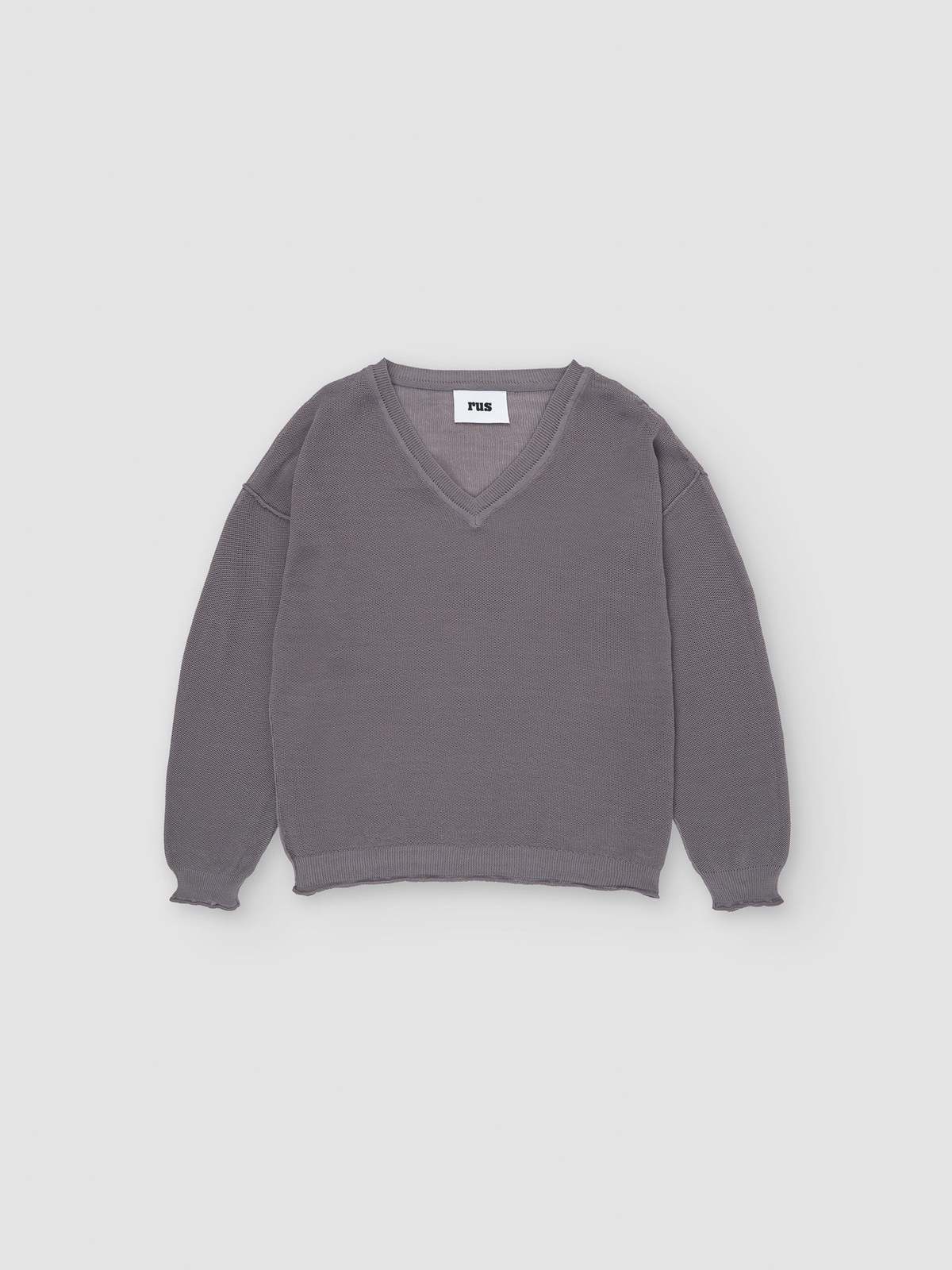 Rus Matsu V-Neck Sweater - Marengo - Image 2 of 8
