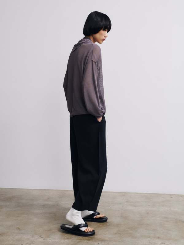 Rus Matsu V-Neck Sweater - Marengo