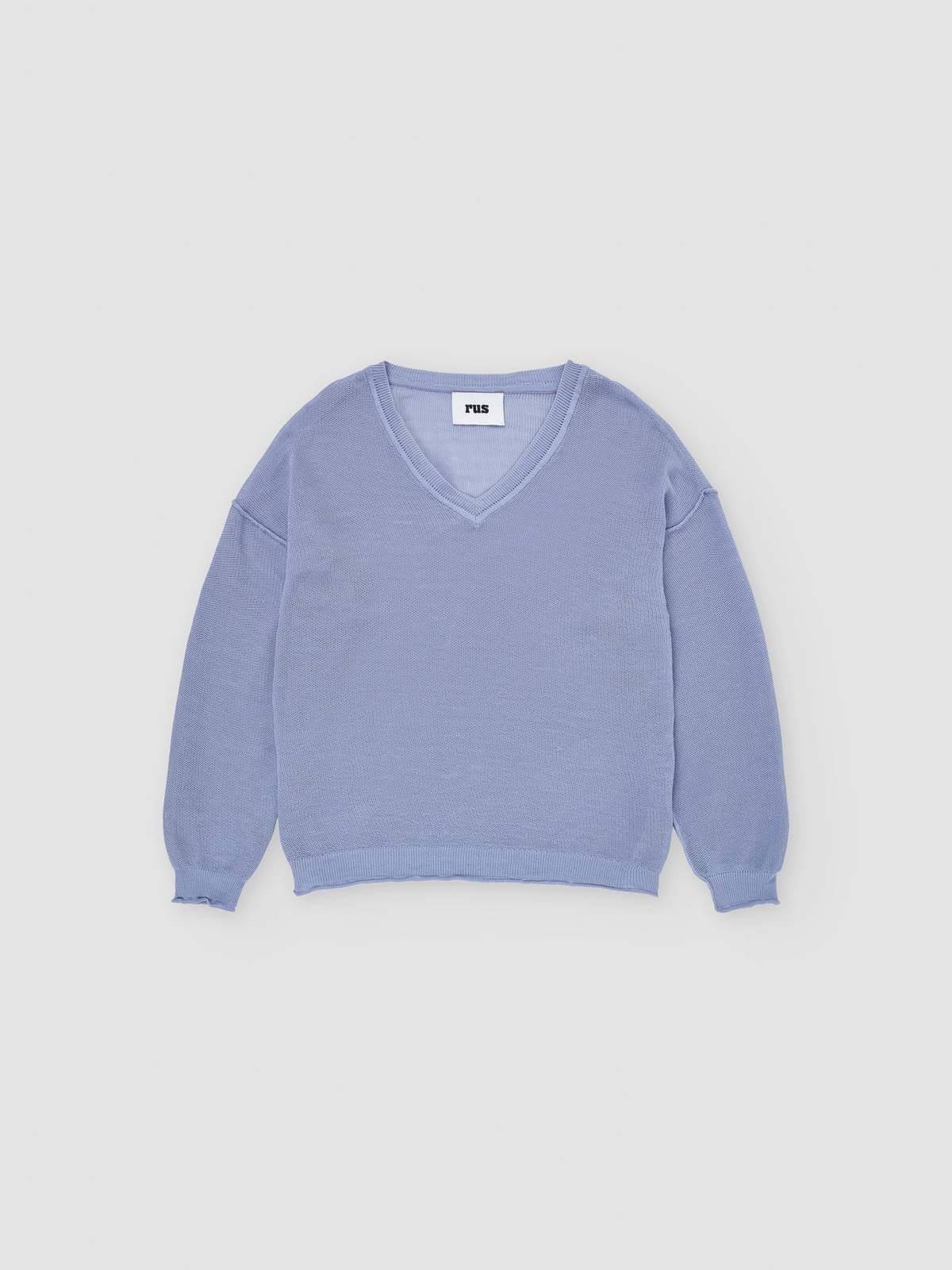 Rus Matsu Sweater - Salvia Blue - Image 2 of 7
