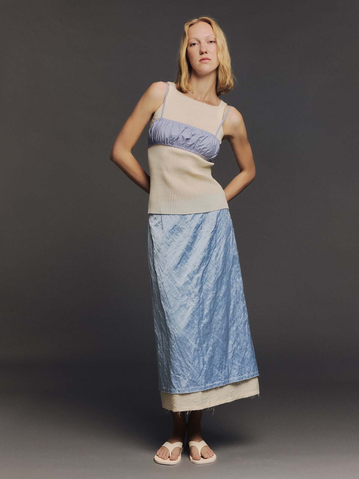 Rus Riposo Bralette - Salvia Blue - Image 4 of 6