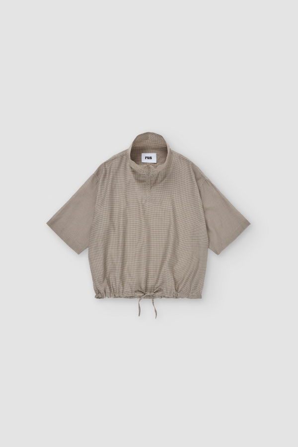 Rus Sonno Top - Gingham Toffee