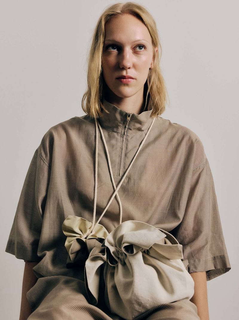 Rus Sonno Top - Gingham Toffee