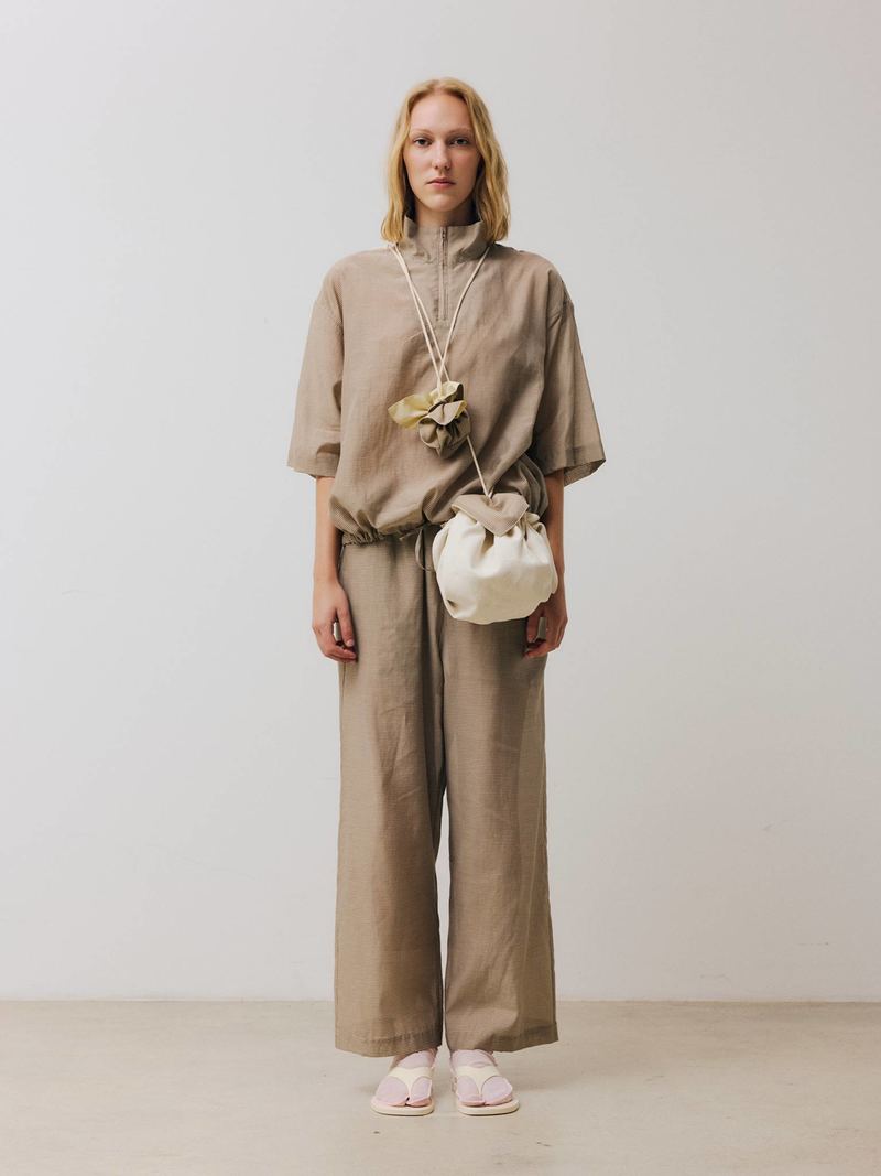 Rus Sonno Top - Gingham Toffee