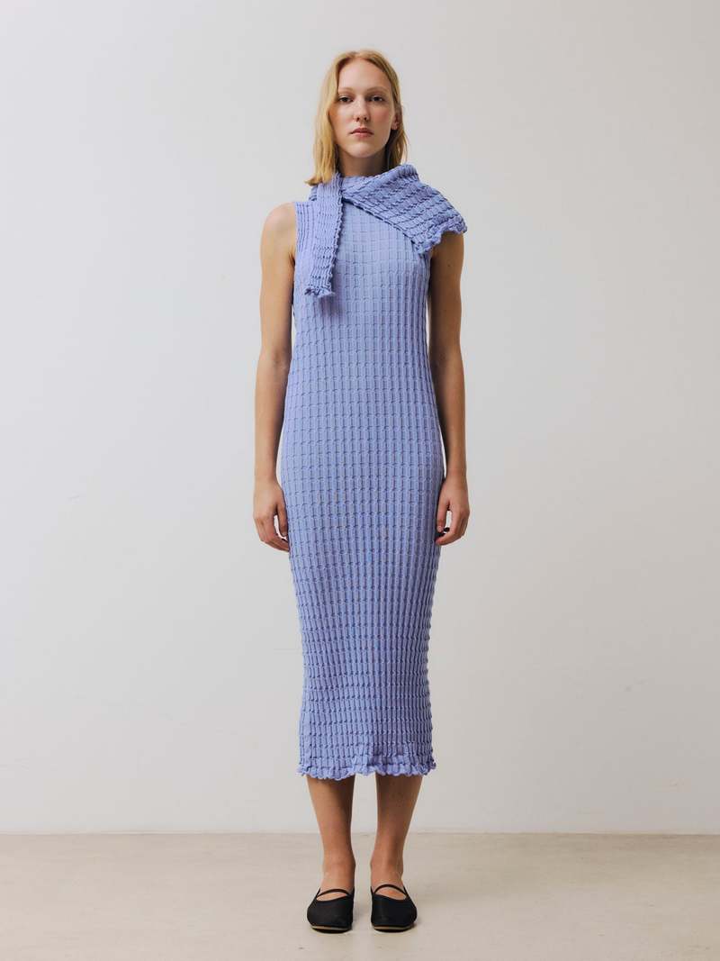 Rus Udon Dress - Salvia Blue