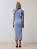 Rus Udon Dress - Salvia Blue - Thumbnail 4