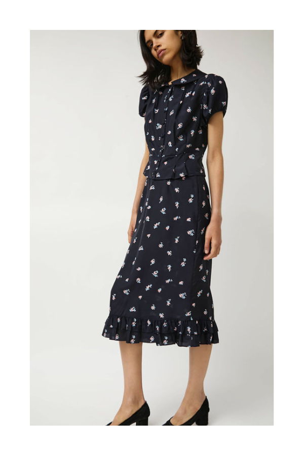 ciao lucia Lilura Skirt in Papillon - Navy