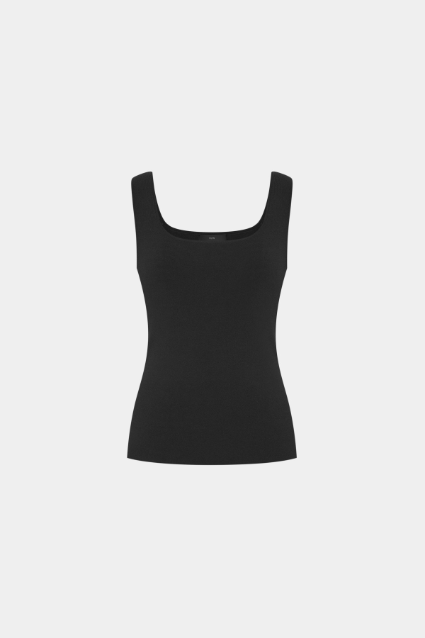 R2W Ardel Square Tank - Black