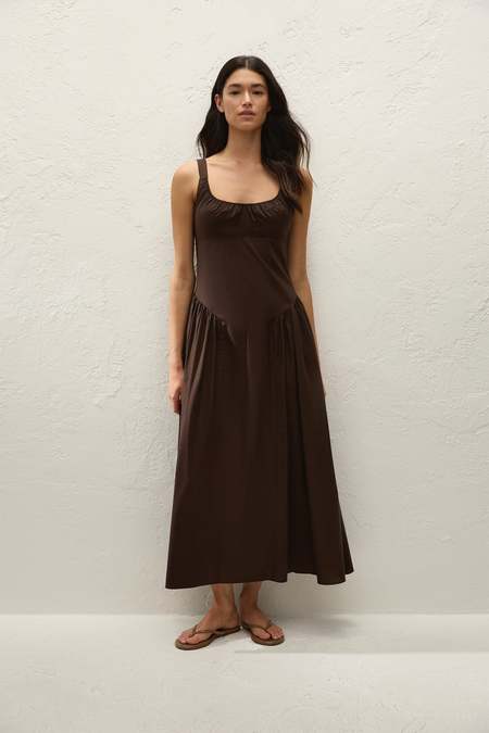 dominquez midi dress faithfull the brand brand faithfull the brand FAITHFULL Dominquez Midi Dress