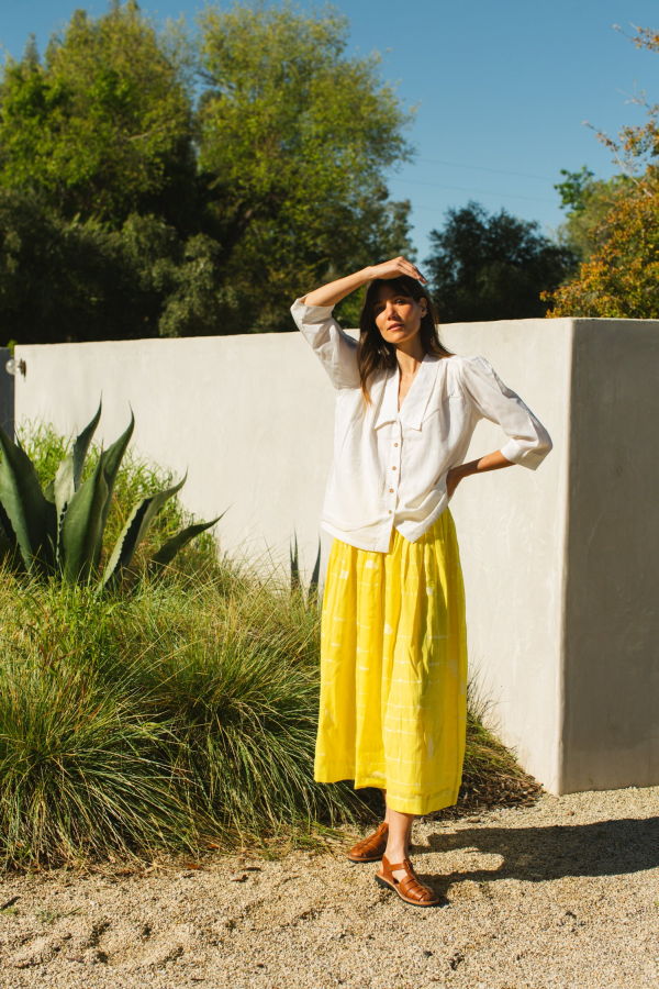 World of Crow Lemon Sorbet Skirt