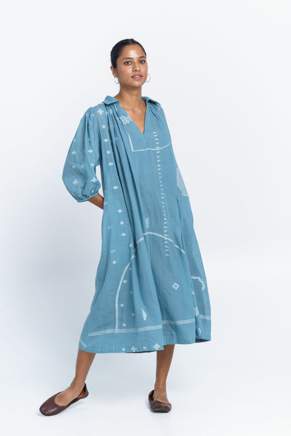 World Of Crow Relaxed Fit Midi Dress