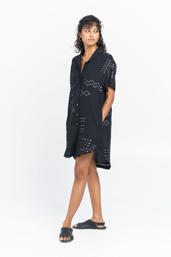 World of Crow Relaxed-fit Shirt Dress