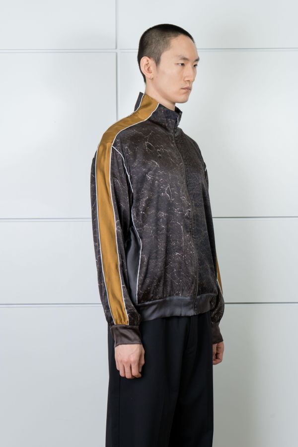 Serapis Mudwall Stain Silk Track Jacket