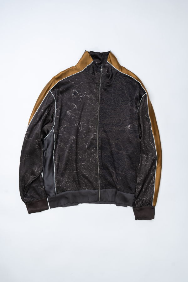Serapis Mudwall Stain Silk Track Jacket