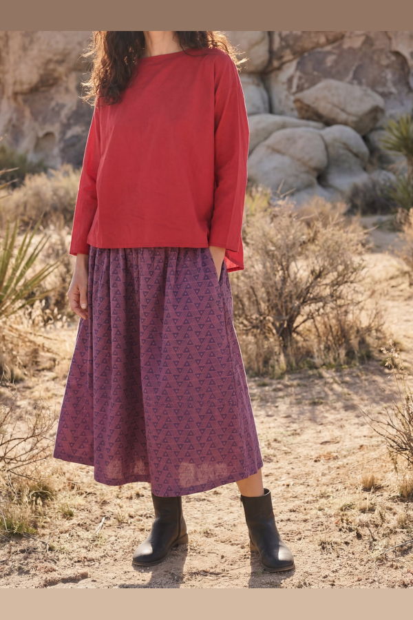 World of Crow Ruby Drift Top