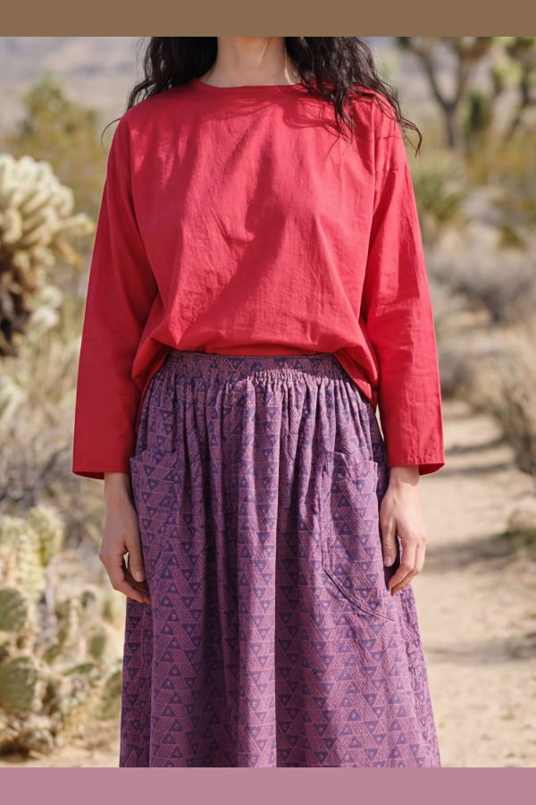 World of Crow Ruby Drift Top