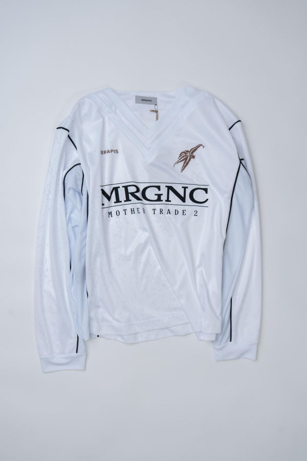 SERAPIS Double V Football Top - Grey