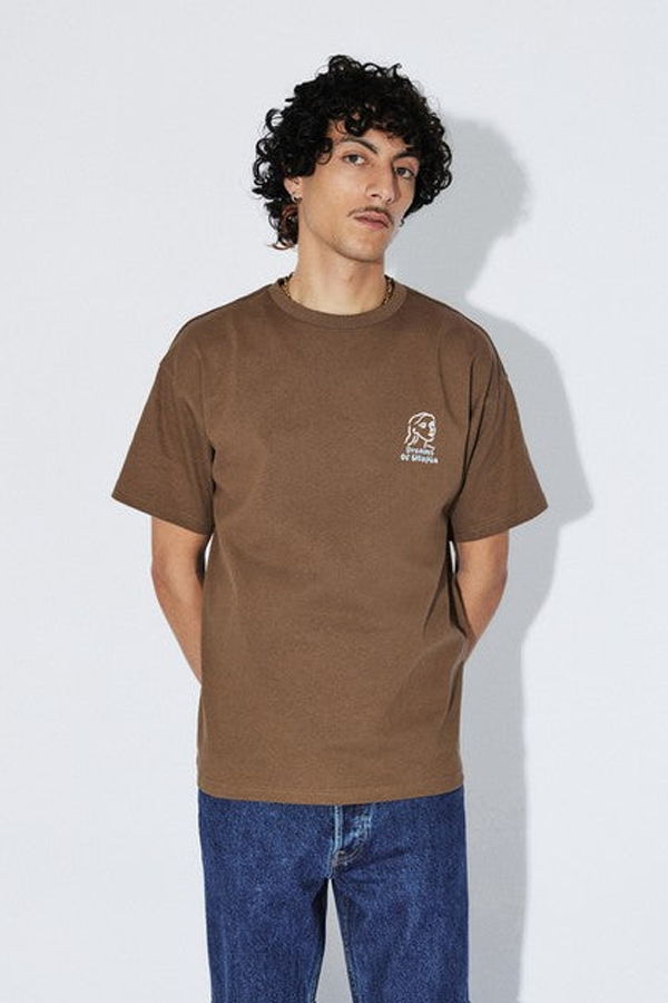 dr.denim Trooper Tee - Brown Draw