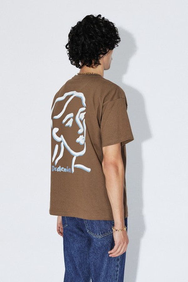 dr.denim Trooper Tee - Brown Draw